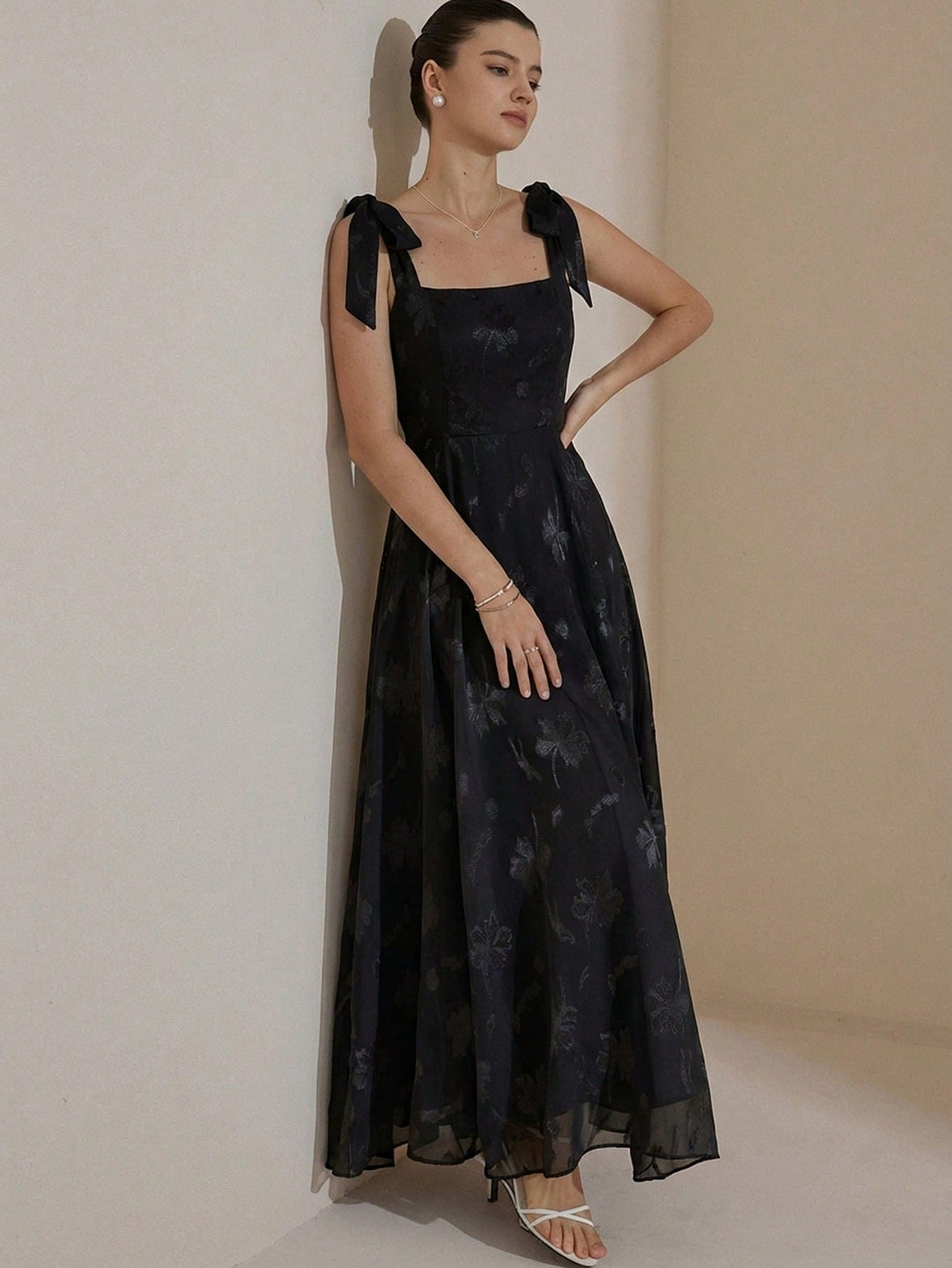 Rochie maxi SHEIN, negru