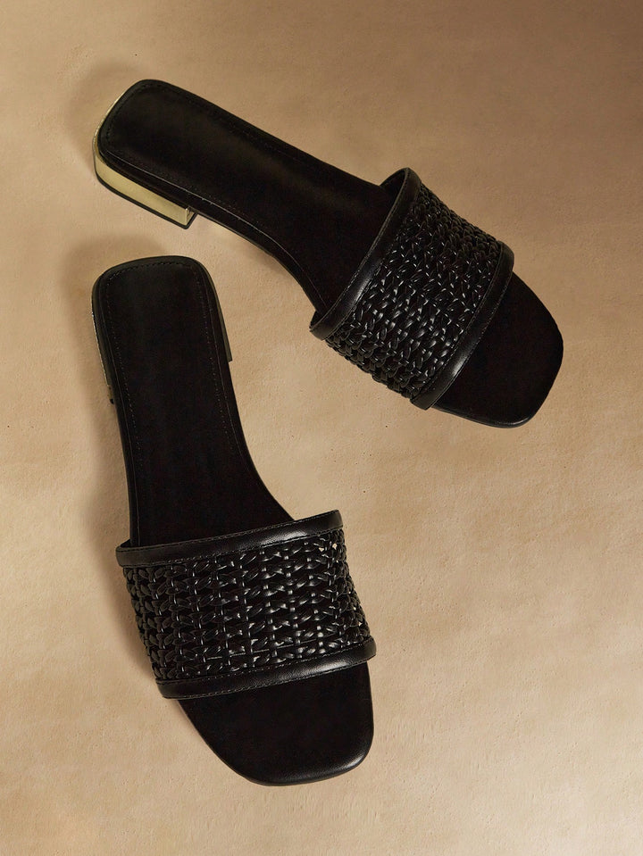 Sandale SHEIN, negru