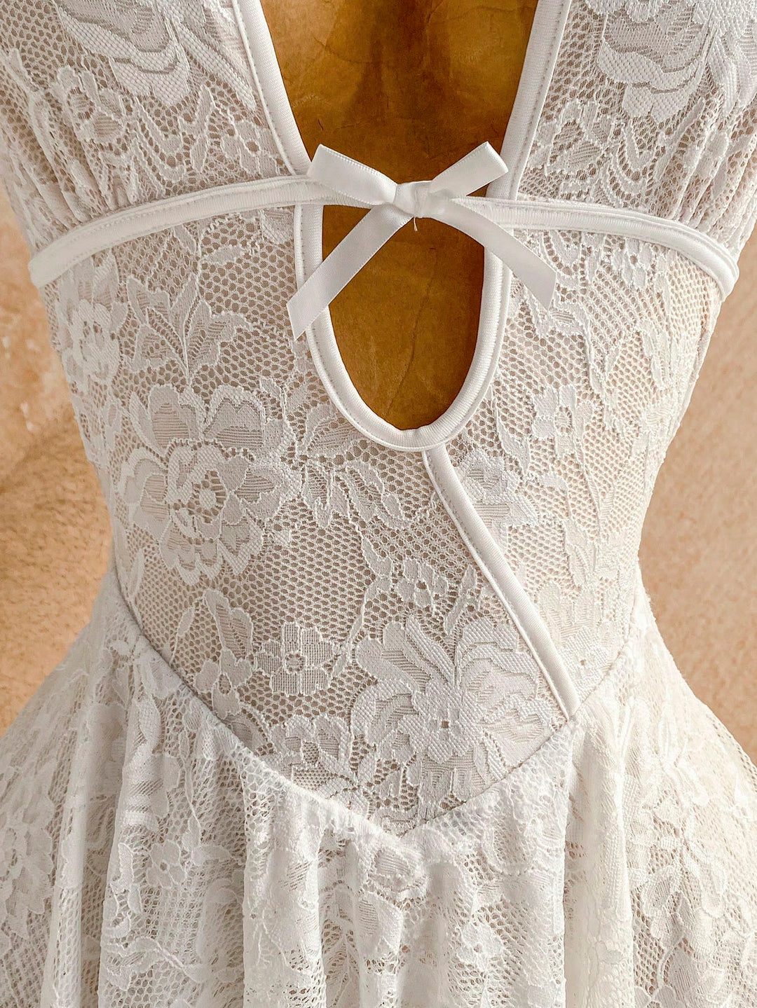 Rochie mini SHEIN, alb