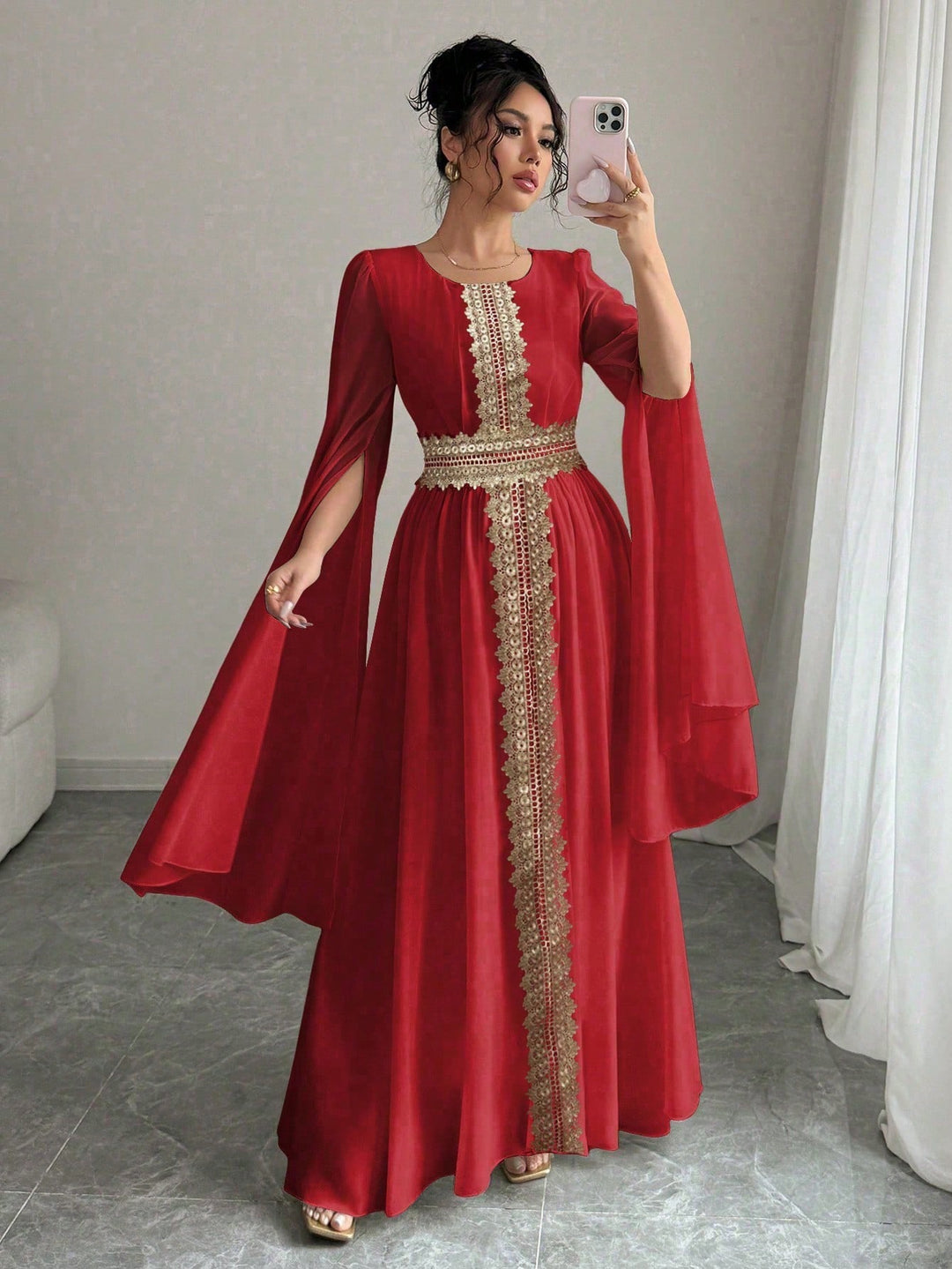 Rochie maxi SHEIN, roșu