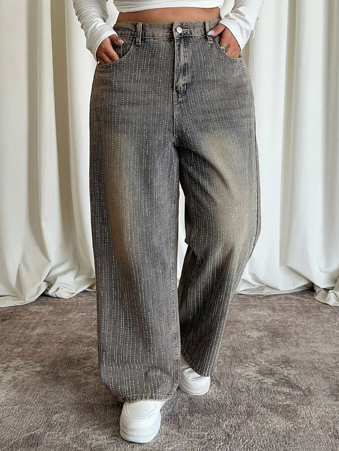 Jeans SHEIN, albastru