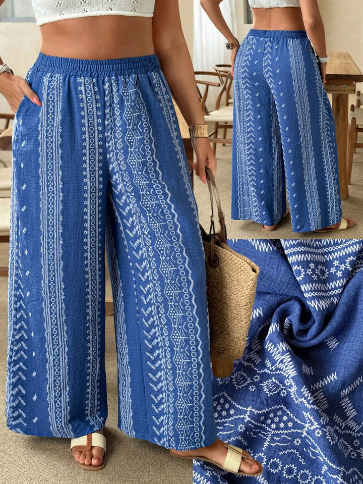 Pantaloni SHEIN, albastru
