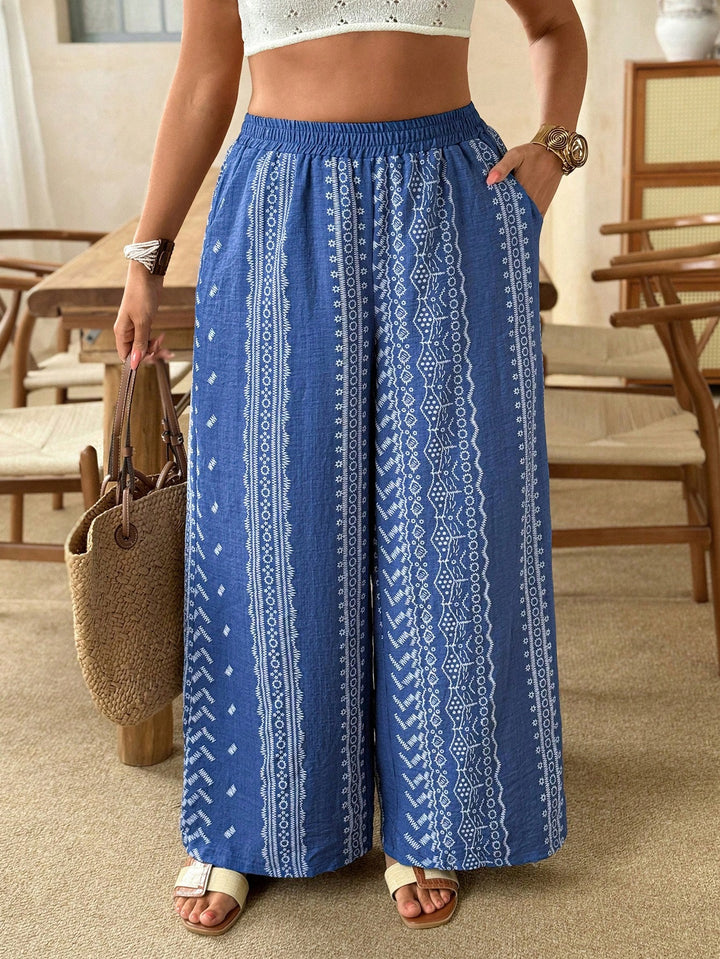 Pantaloni SHEIN, albastru