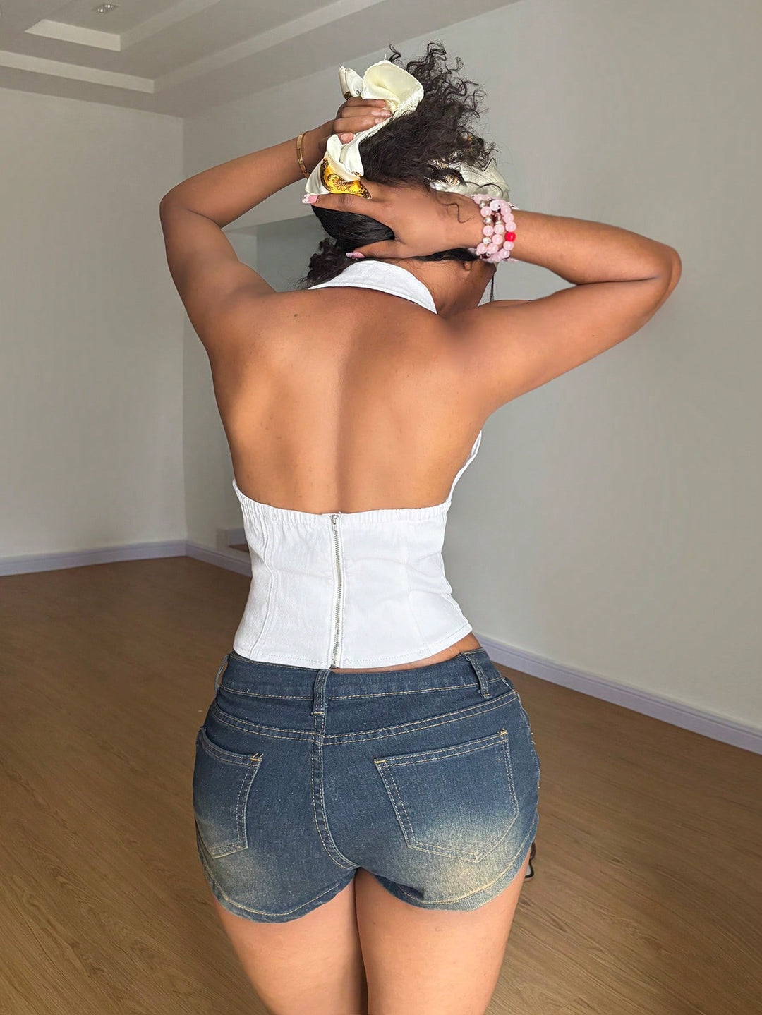 Top SHEIN, alb