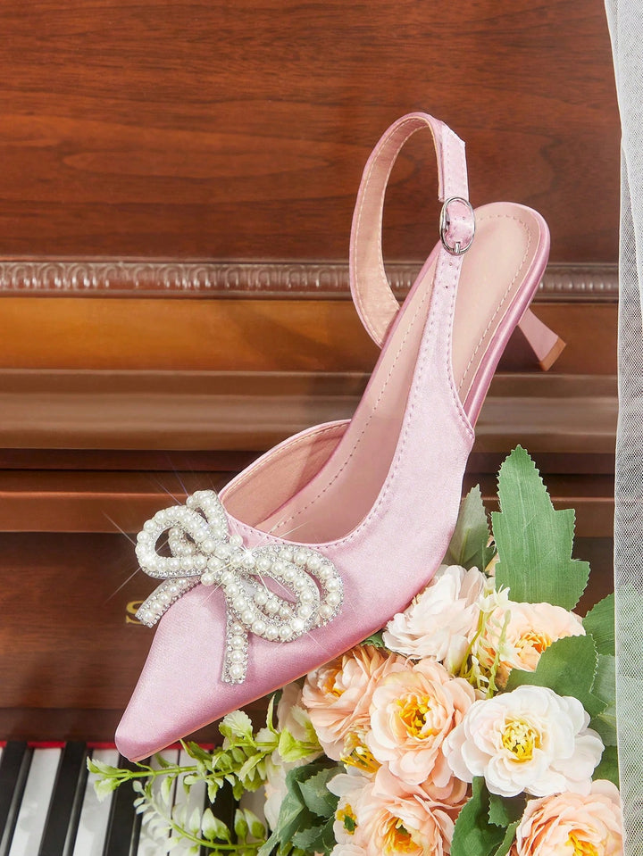 Pantofi cu toc SHEIN, roz