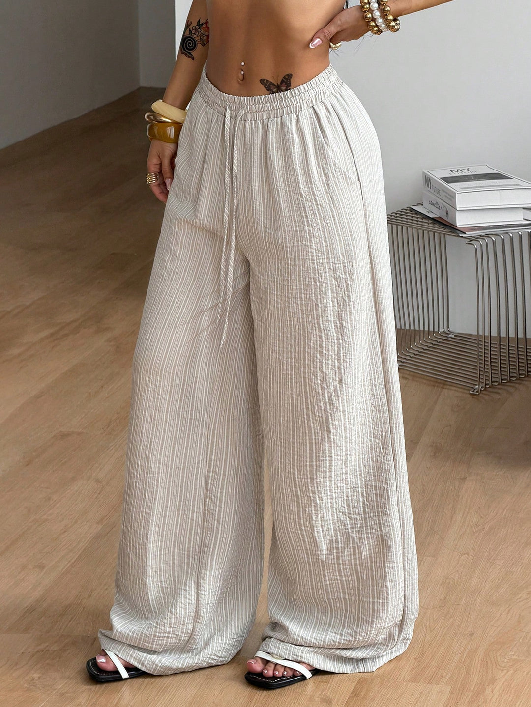 Pantaloni SHEIN, kaki