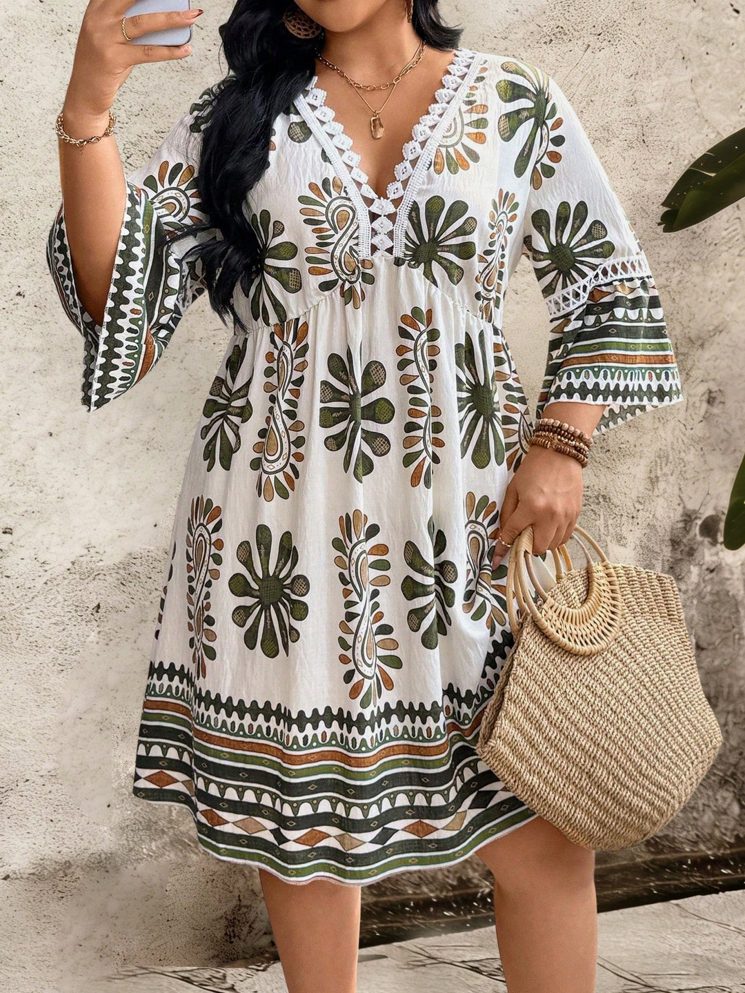 SHEIN ruha, khaki