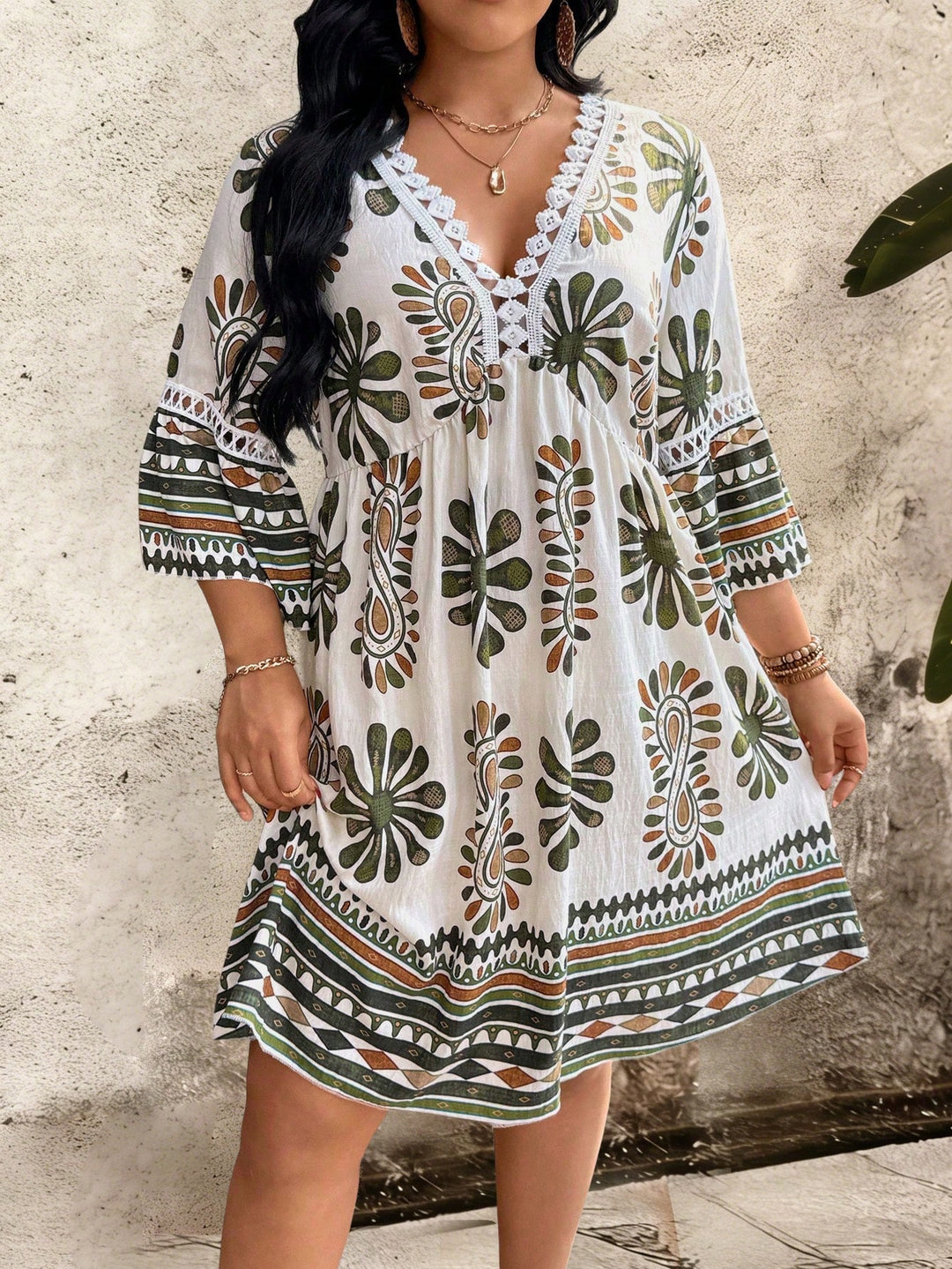 SHEIN ruha, khaki