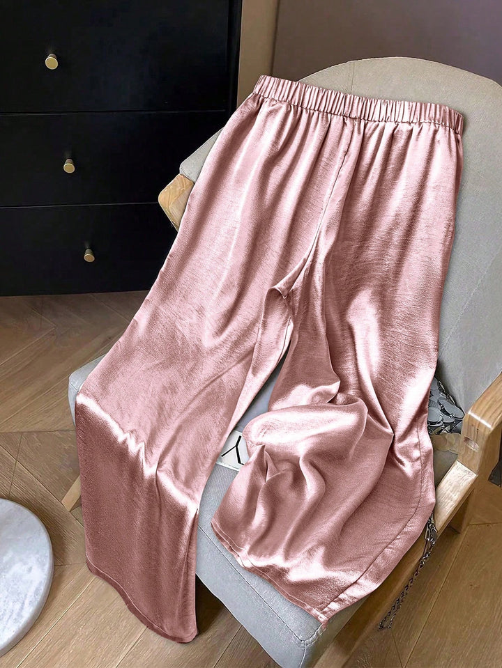 Pantaloni SHEIN, roz