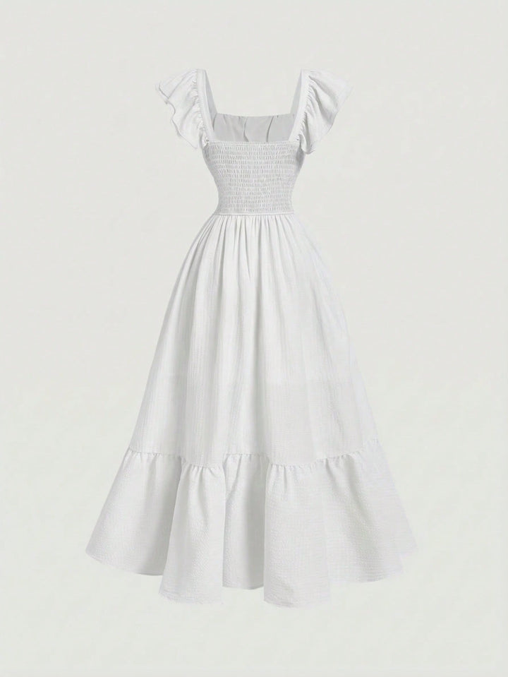 Rochie maxi SHEIN, alb