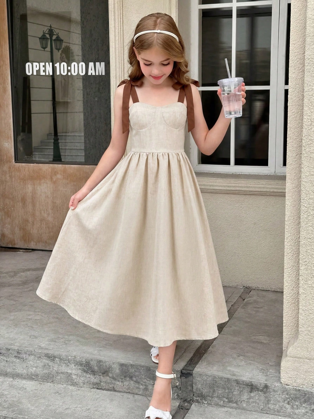 Rochie SHEIN, kaki