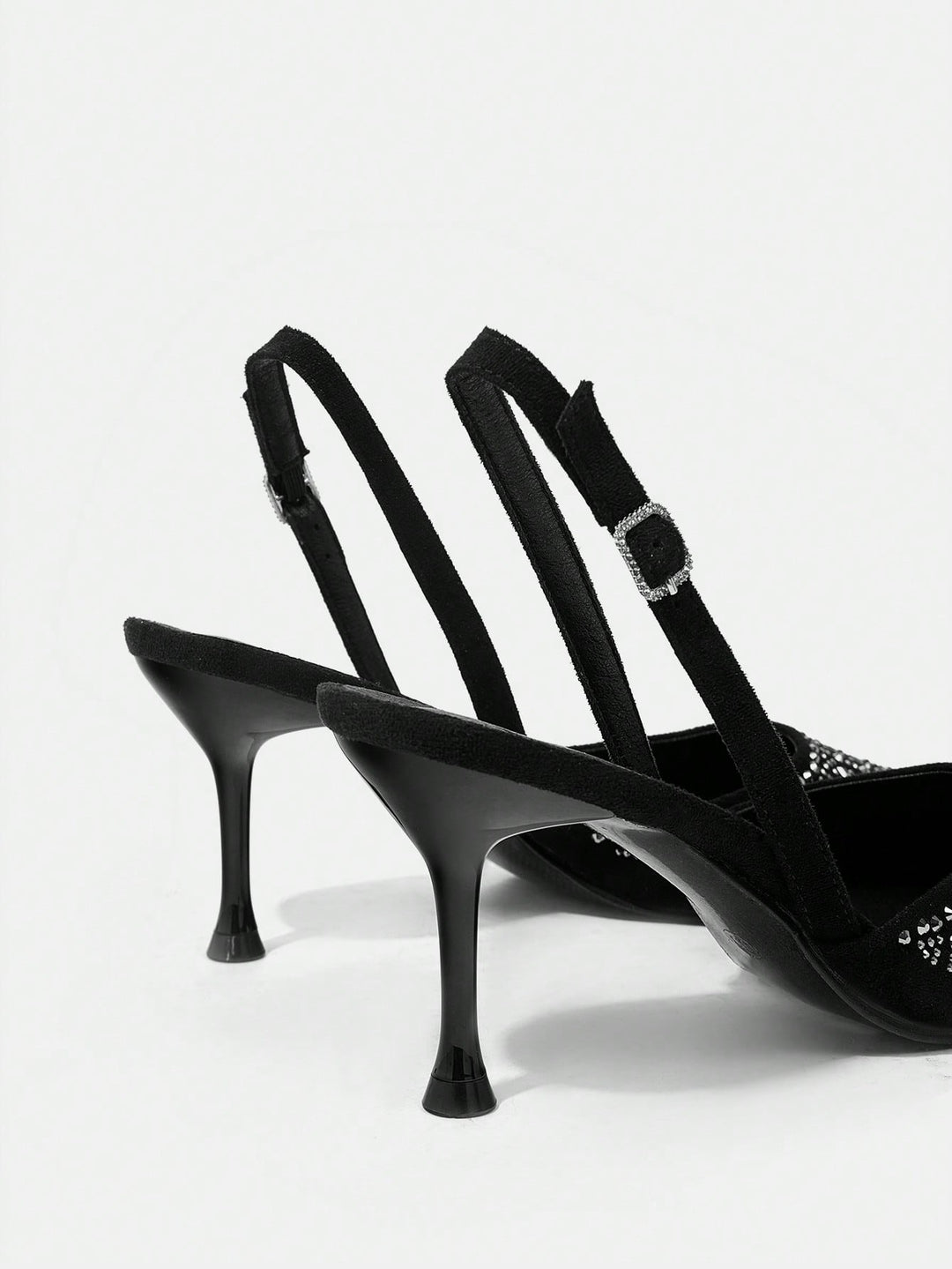 Pantofi cu toc SHEIN, negru