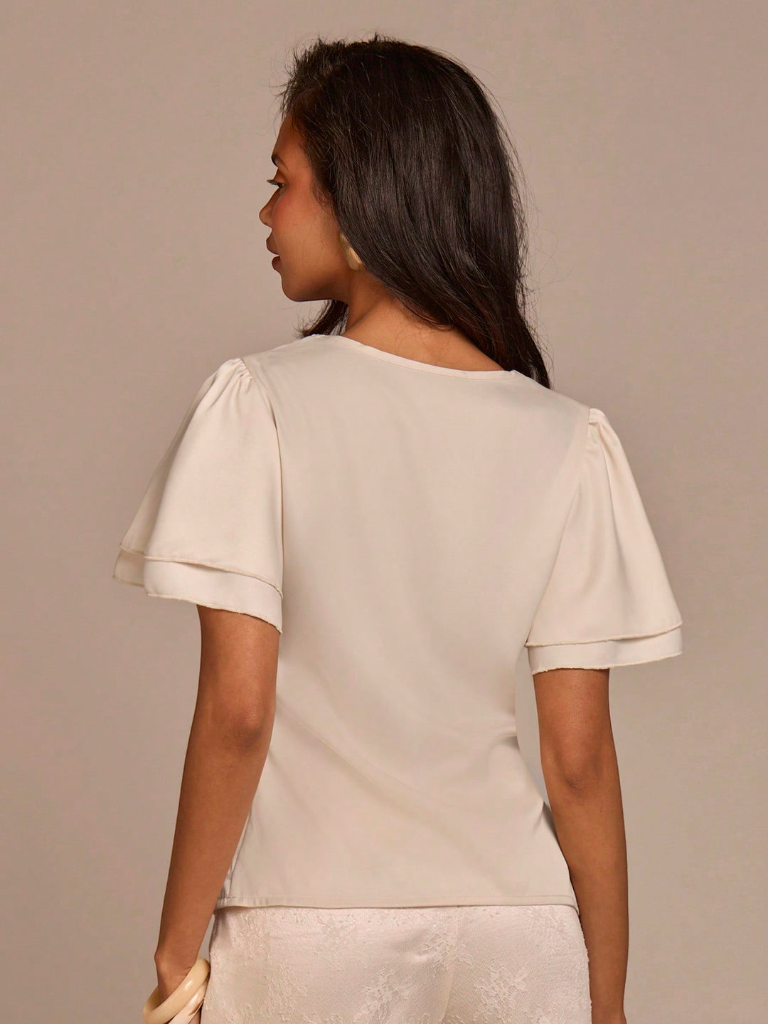 Top SHEIN, galben