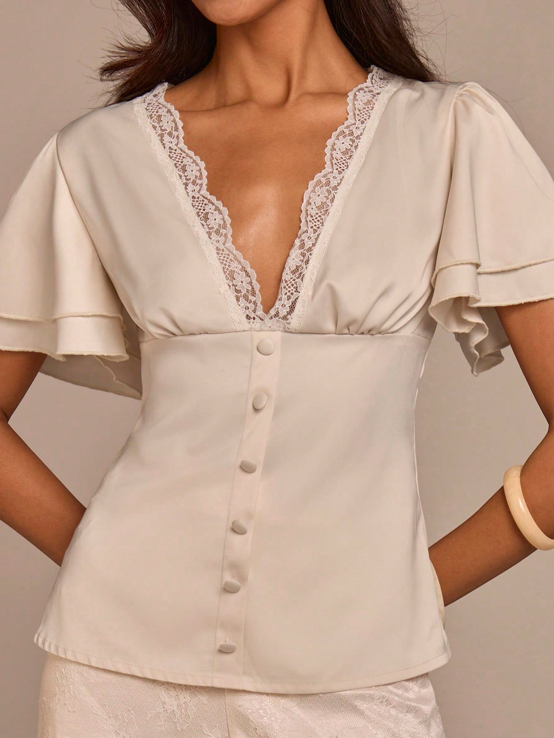 Top SHEIN, galben