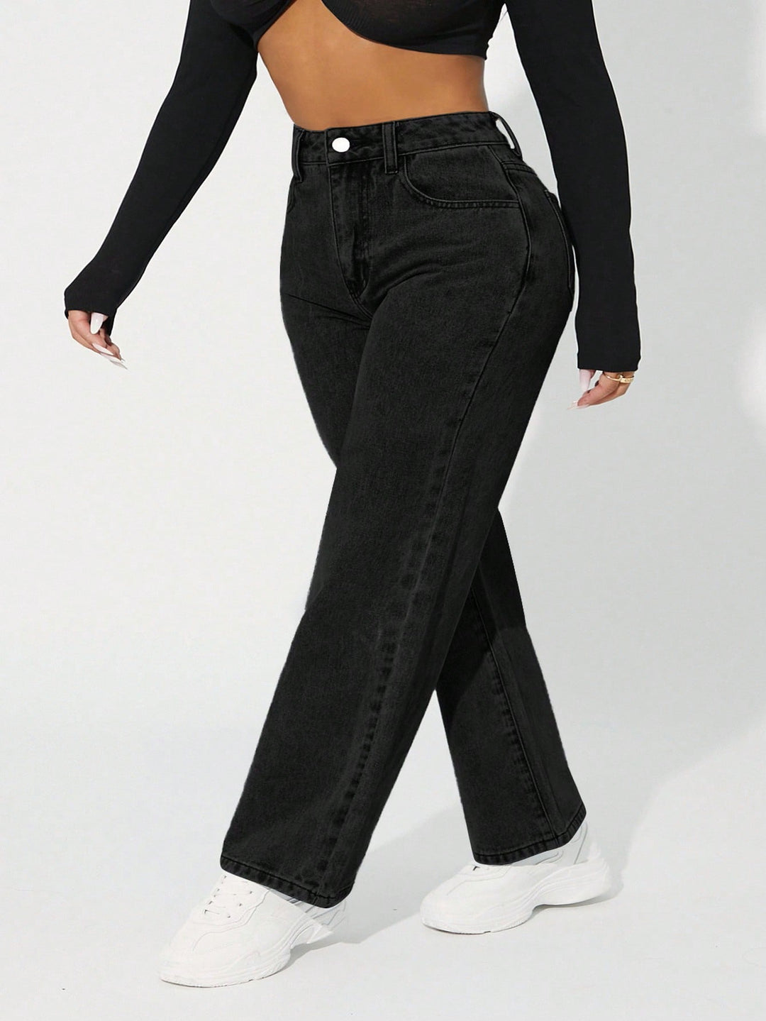 Jeans SHEIN, negru