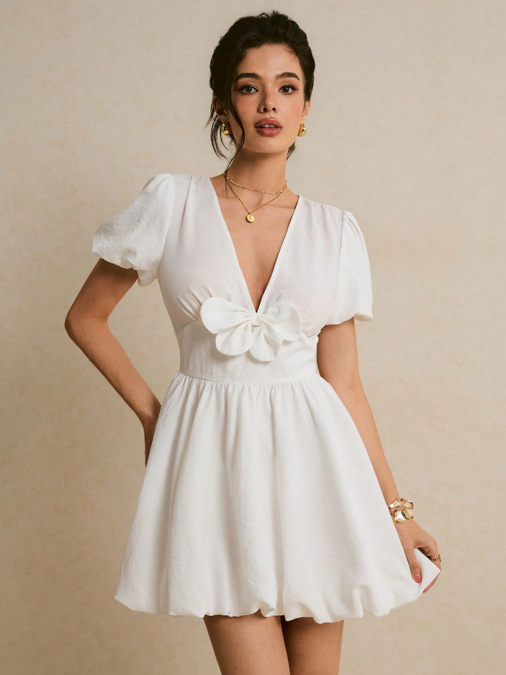 Rochie scurtă SHEIN, alb