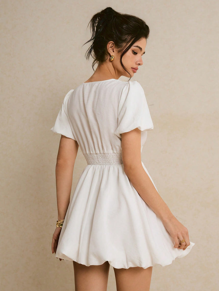 Rochie scurtă SHEIN, alb