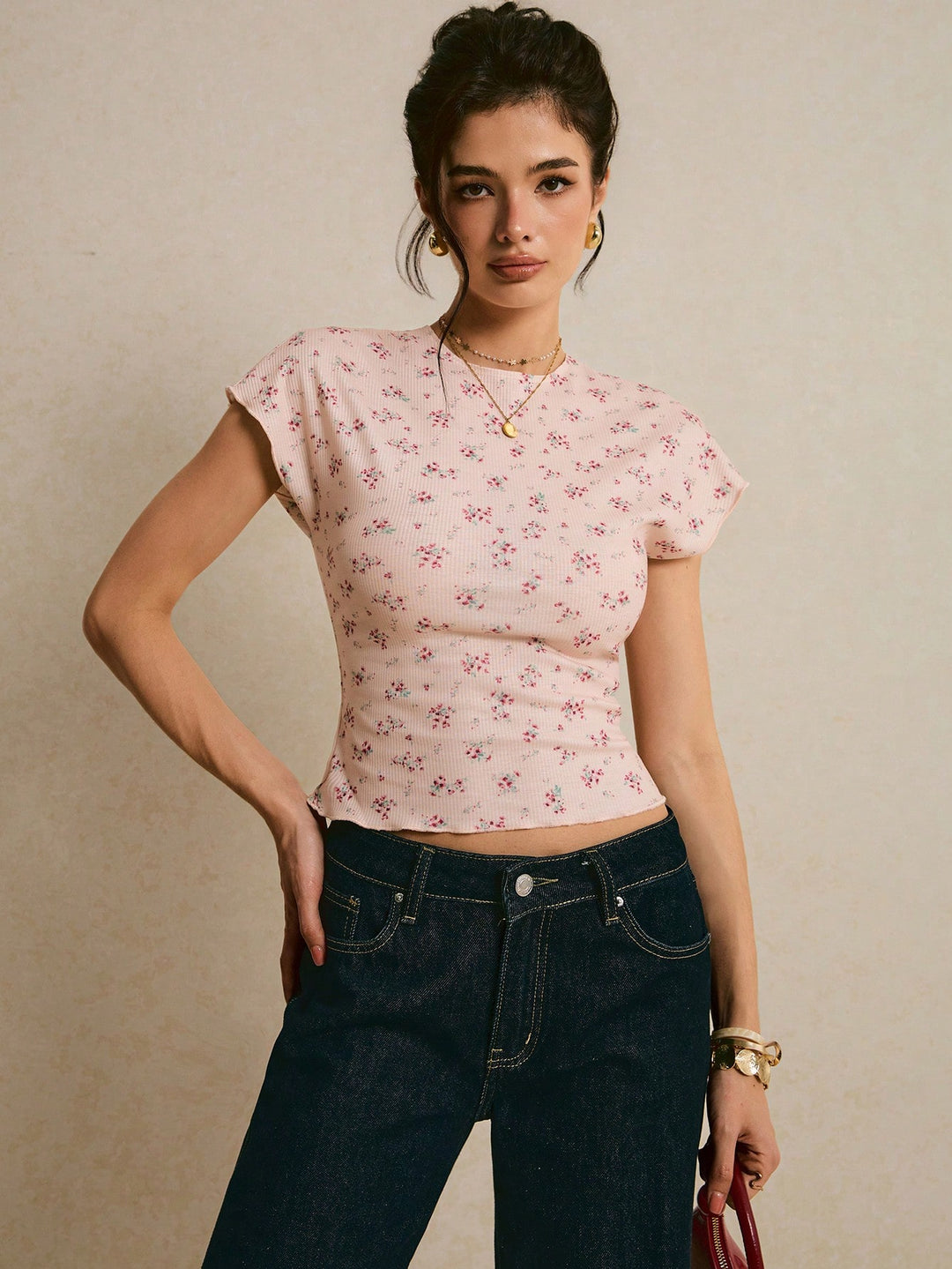 Tricou SHEIN, roz