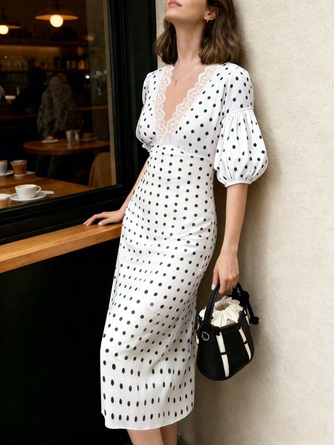 Rochie maxi SHEIN, alb