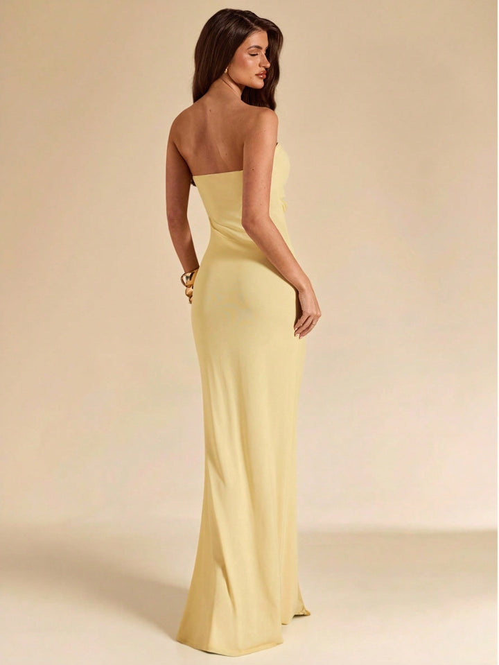 Rochie maxi SHEIN, galben
