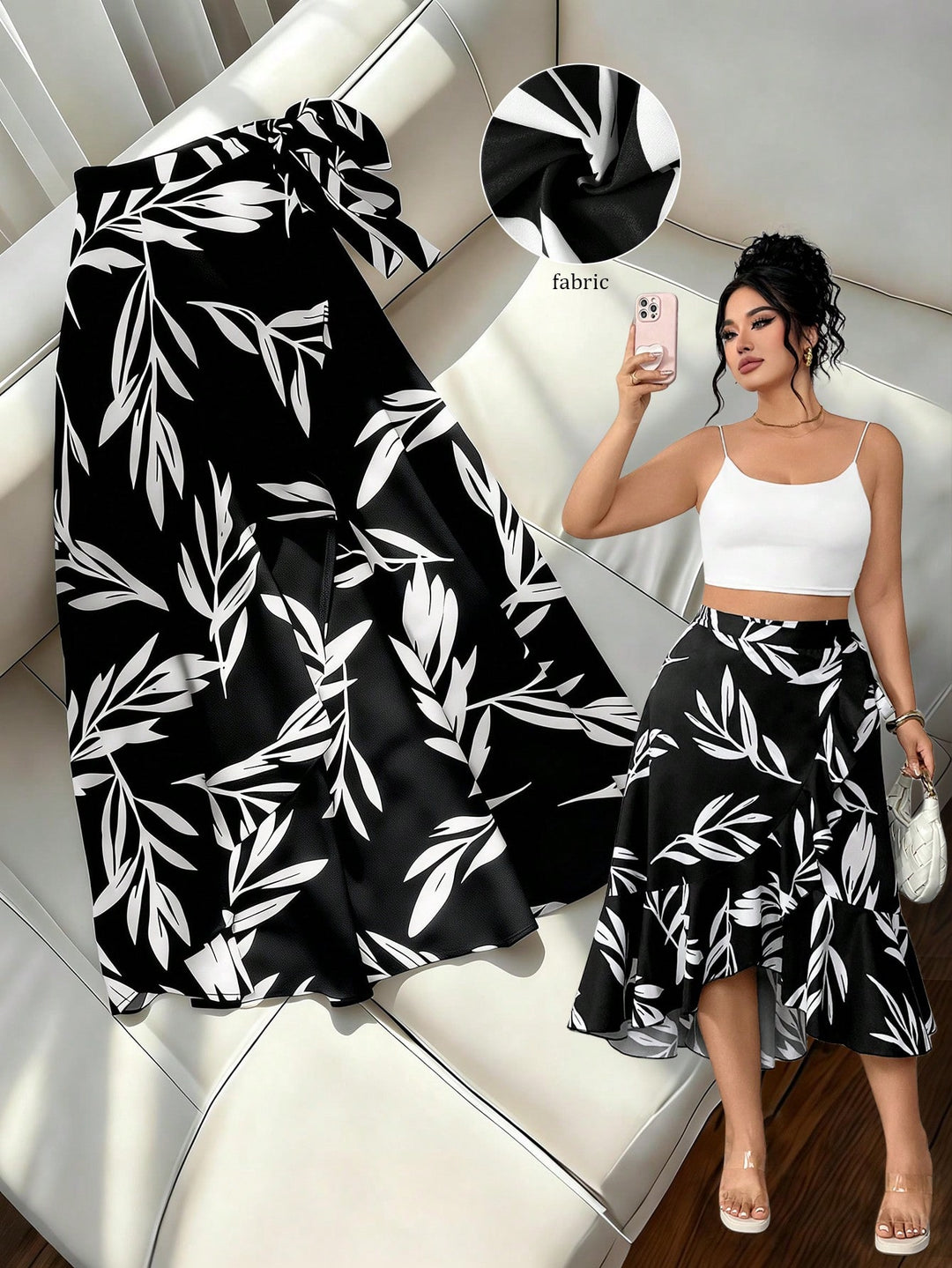 Fustă maxi SHEIN, mix culori