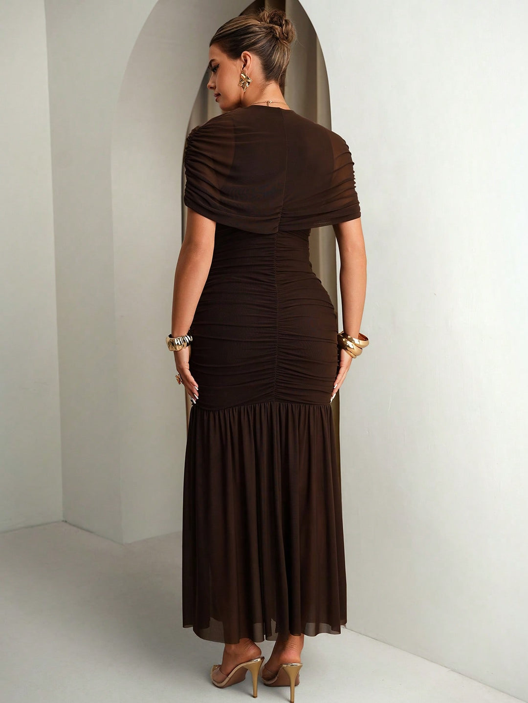Rochie SHEIN, maro