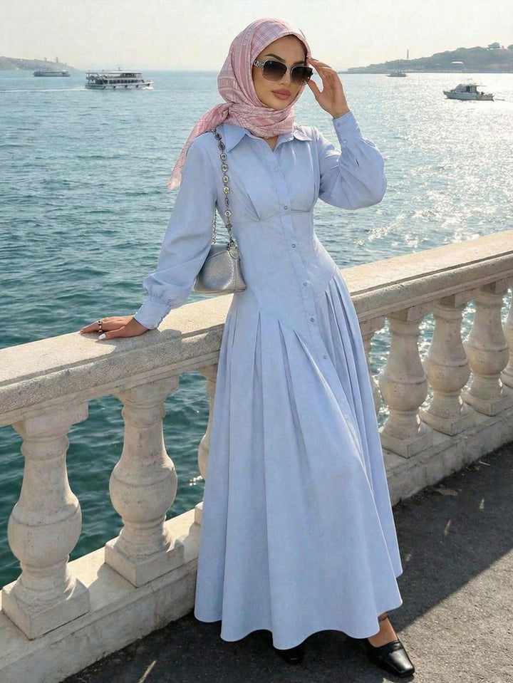 Rochie maxi SHEIN, albastru