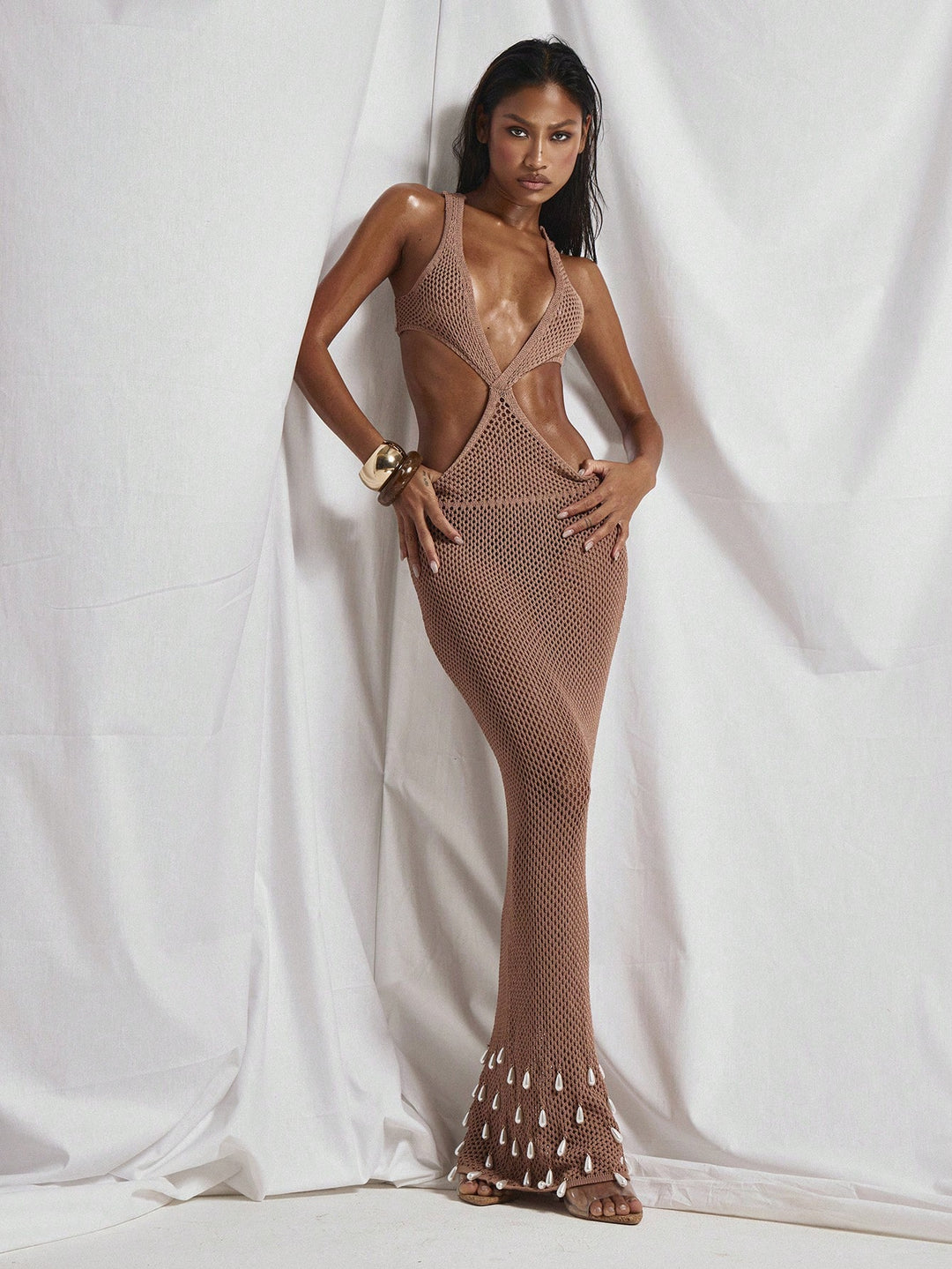 Rochie SHEIN, maro