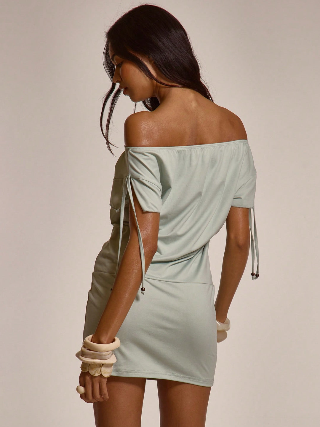 Rochie mini SHEIN, verde