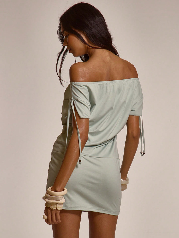 Rochie mini SHEIN, verde