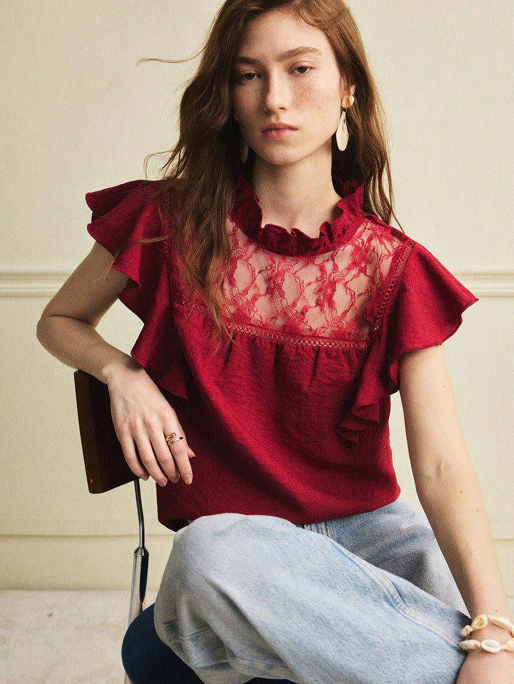 Tricou SHEIN, vișiniu