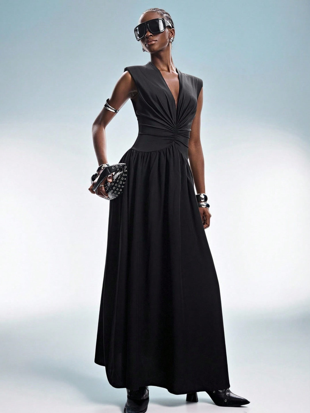 Rochie maxi SHEIN, negru