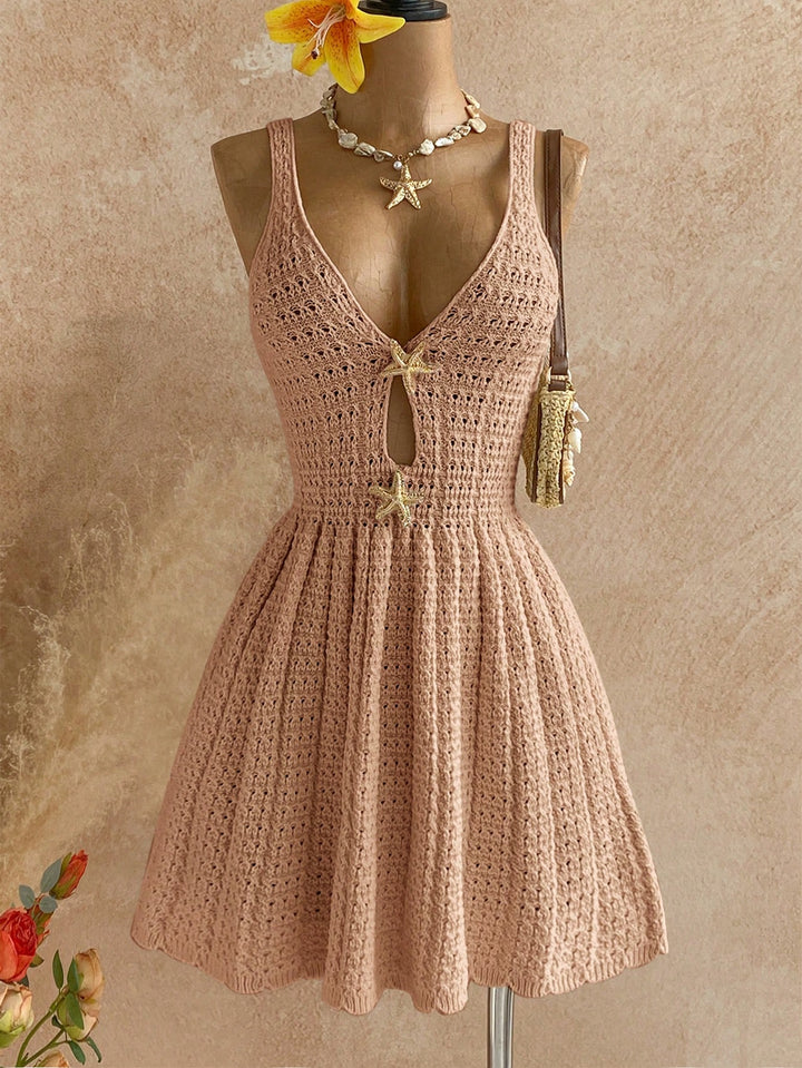 Rochie mini SHEIN, bej