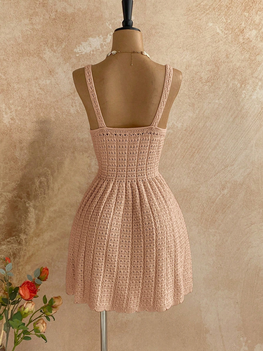 Rochie mini SHEIN, bej