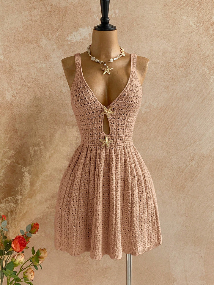 Rochie mini SHEIN, bej