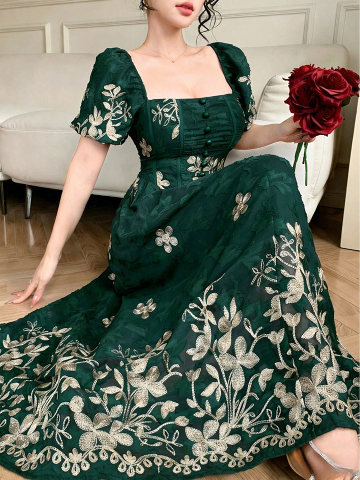 Rochie maxi SHEIN, verde