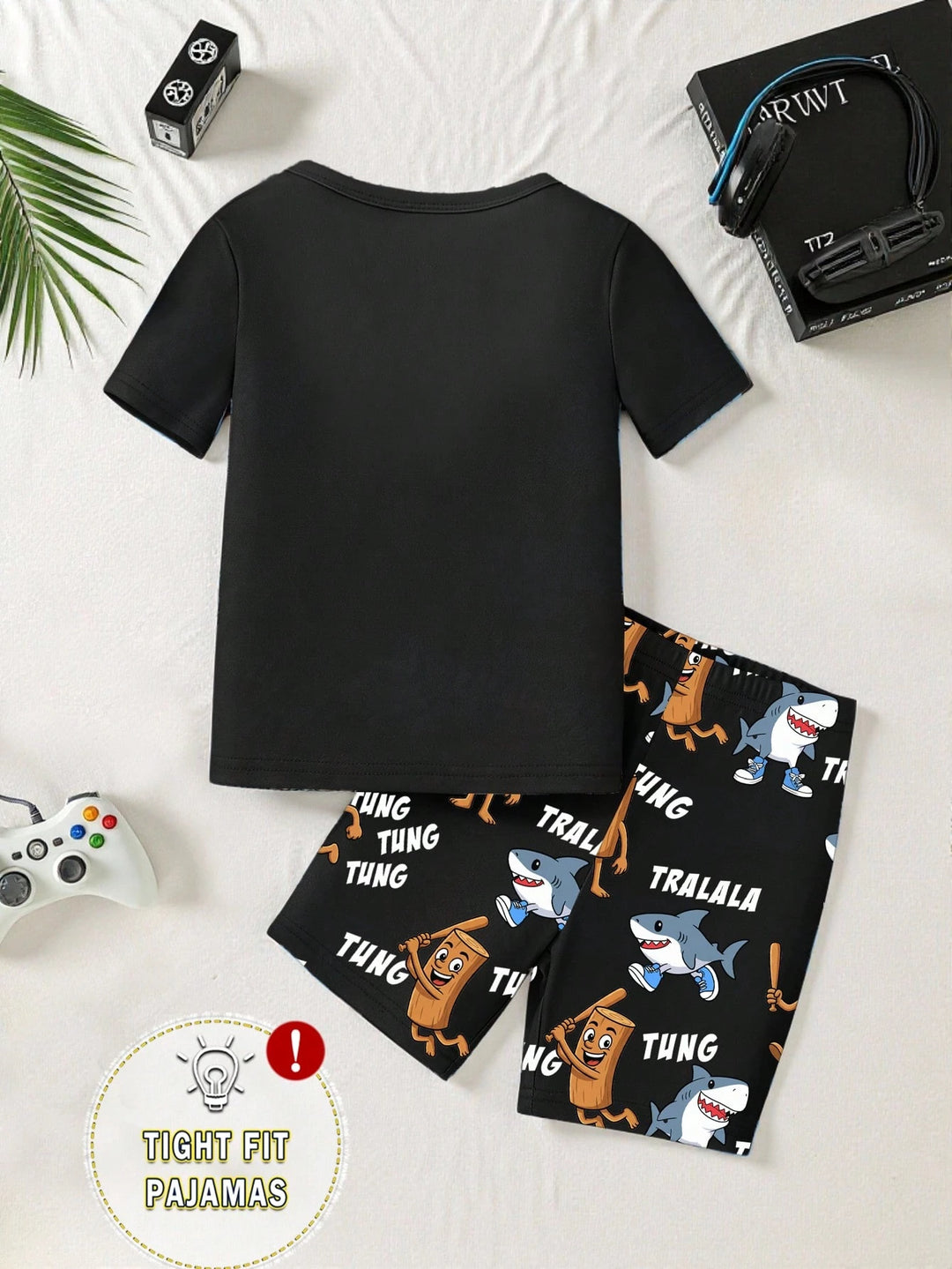 SHEIN pizsama szett, fekete