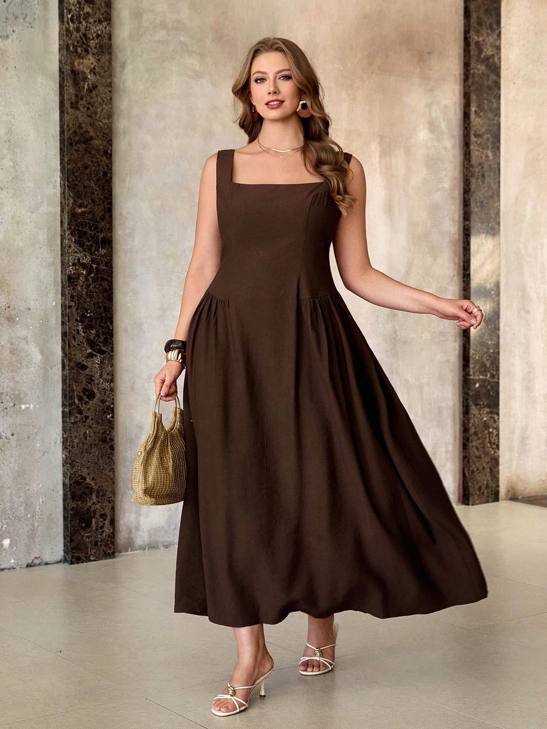 Rochie SHEIN, maro