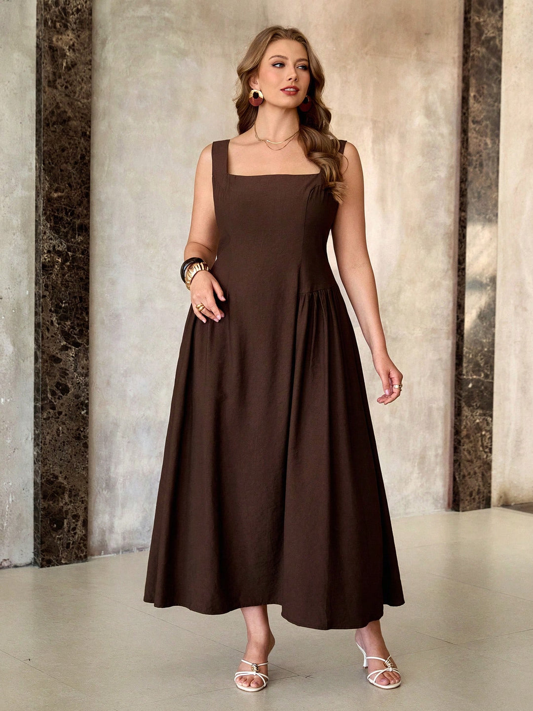 Rochie SHEIN, maro