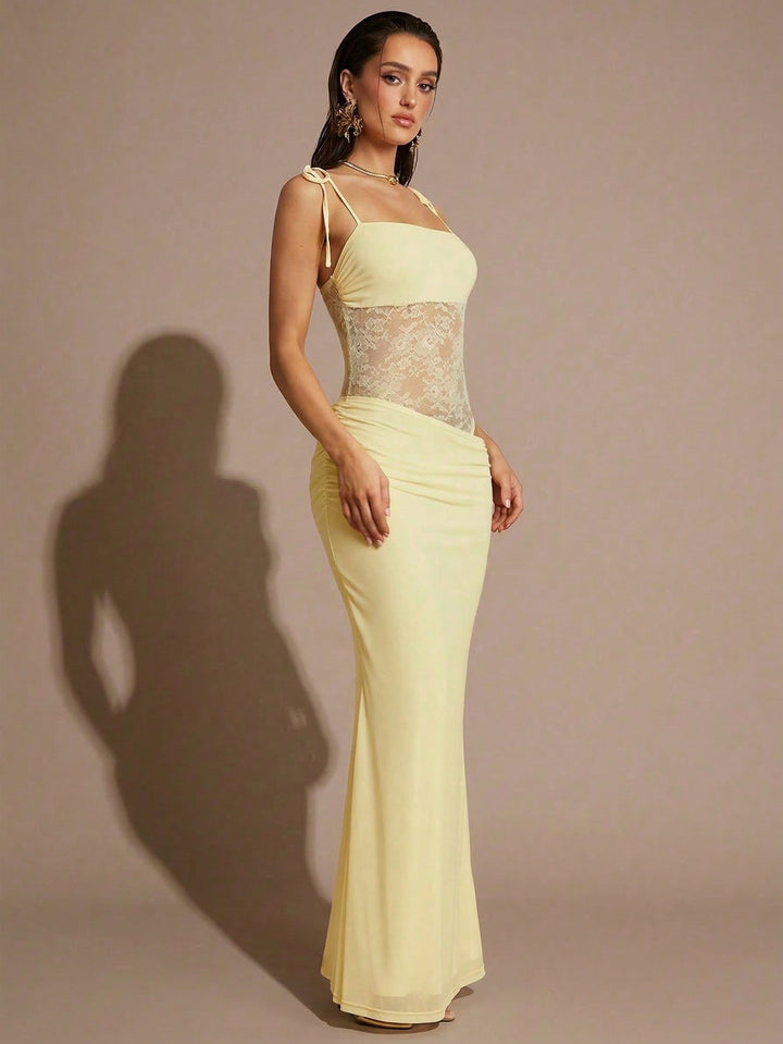 Rochie maxi SHEIN, galben