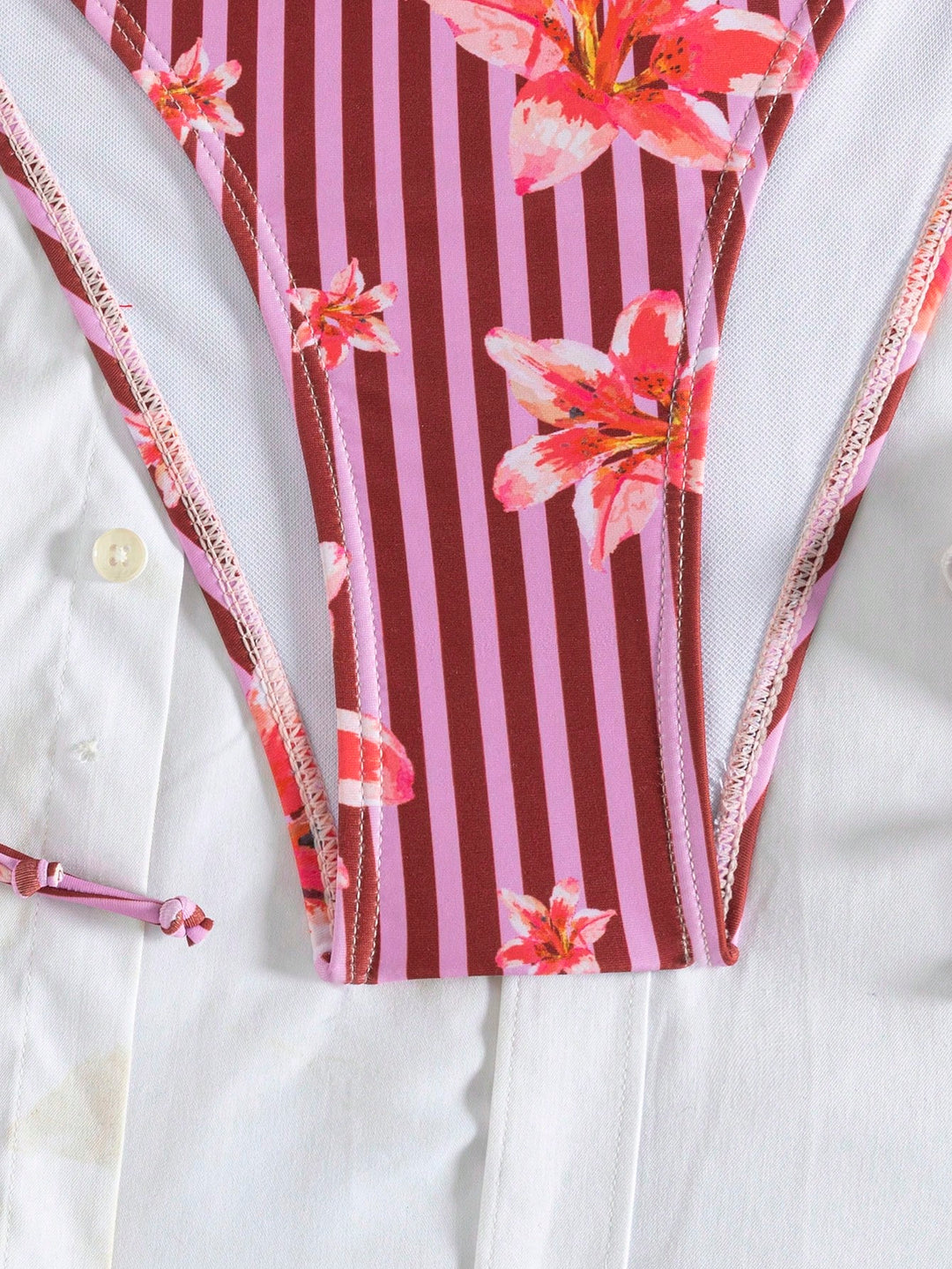 Set bikini SHEIN, vișiniu