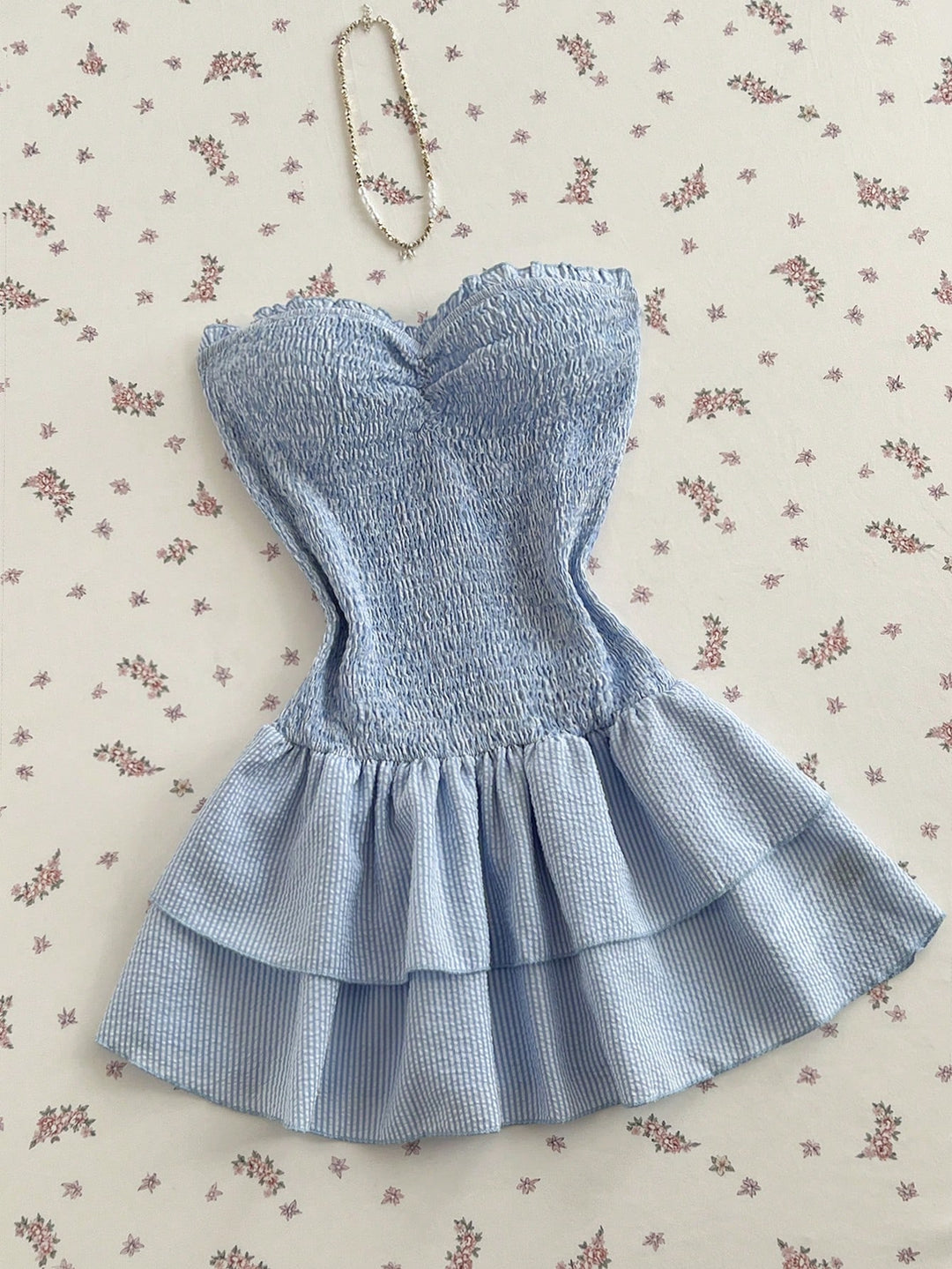 Rochie scurtă SHEIN, albastru