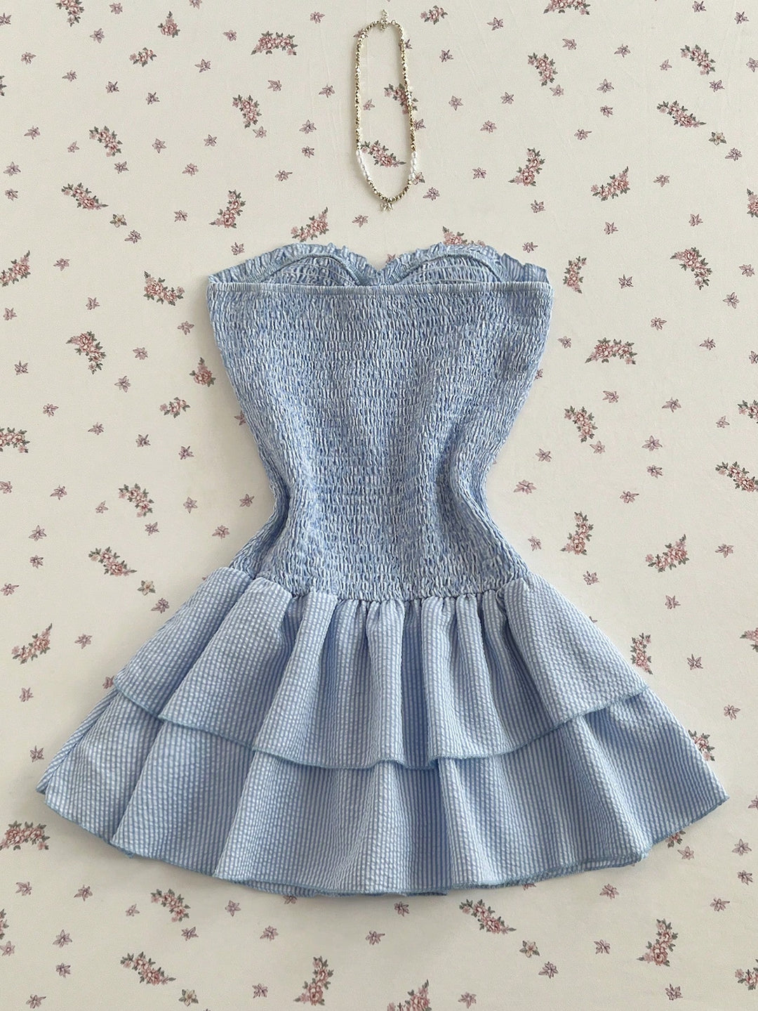 Rochie scurtă SHEIN, albastru