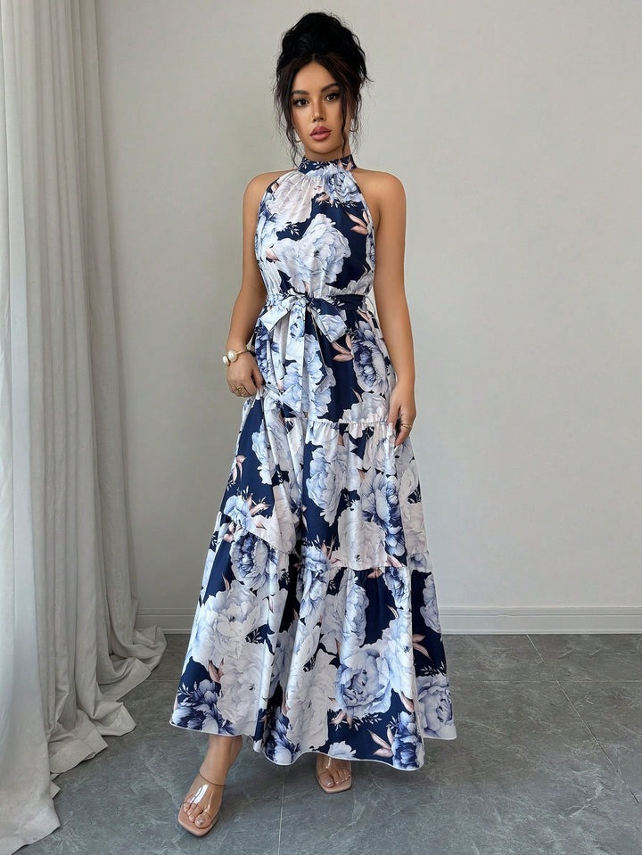 Rochie maxi SHEIN, mix culori