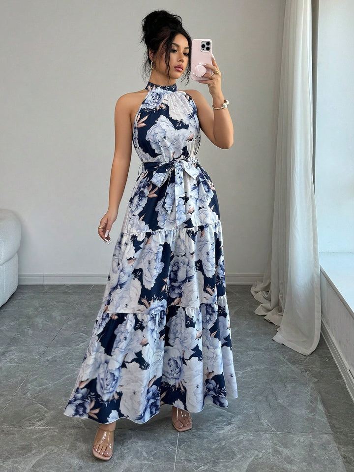 Rochie maxi SHEIN, mix culori