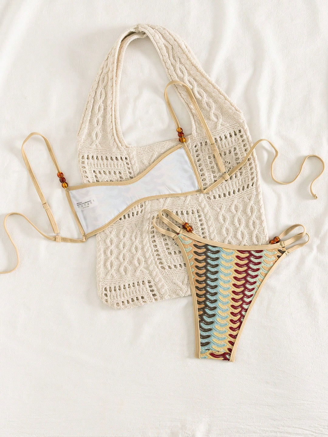 Set bikini SHEIN, mix culori