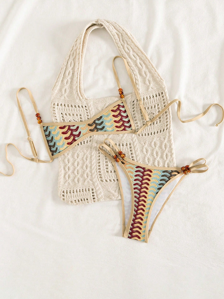 Set bikini SHEIN, mix culori
