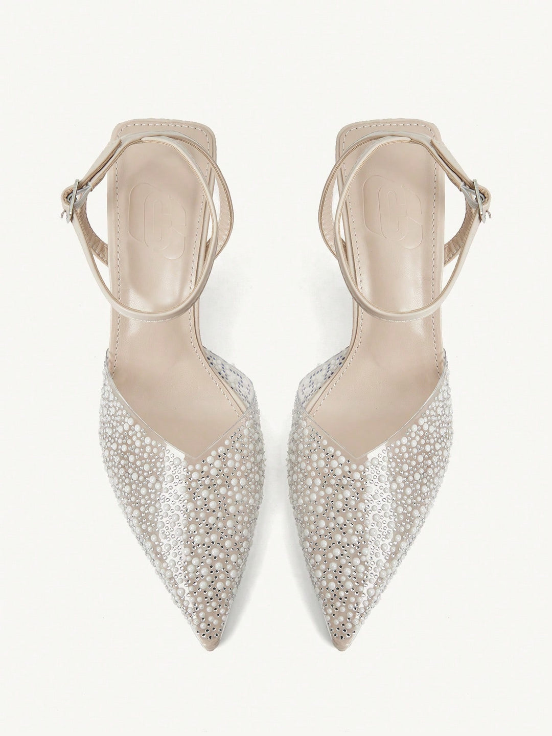 Pantofi cu toc SHEIN, bej