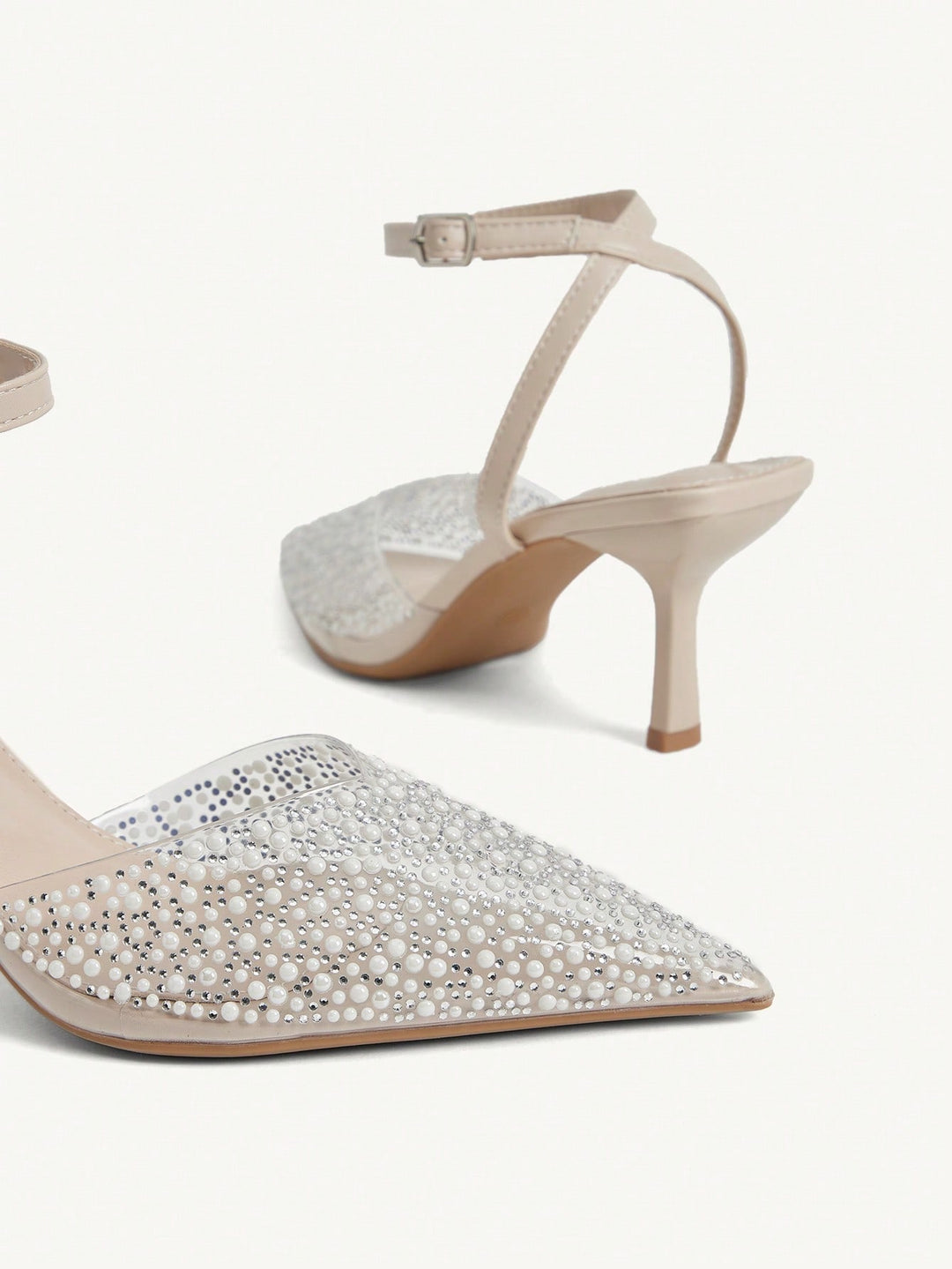 Pantofi cu toc SHEIN, bej