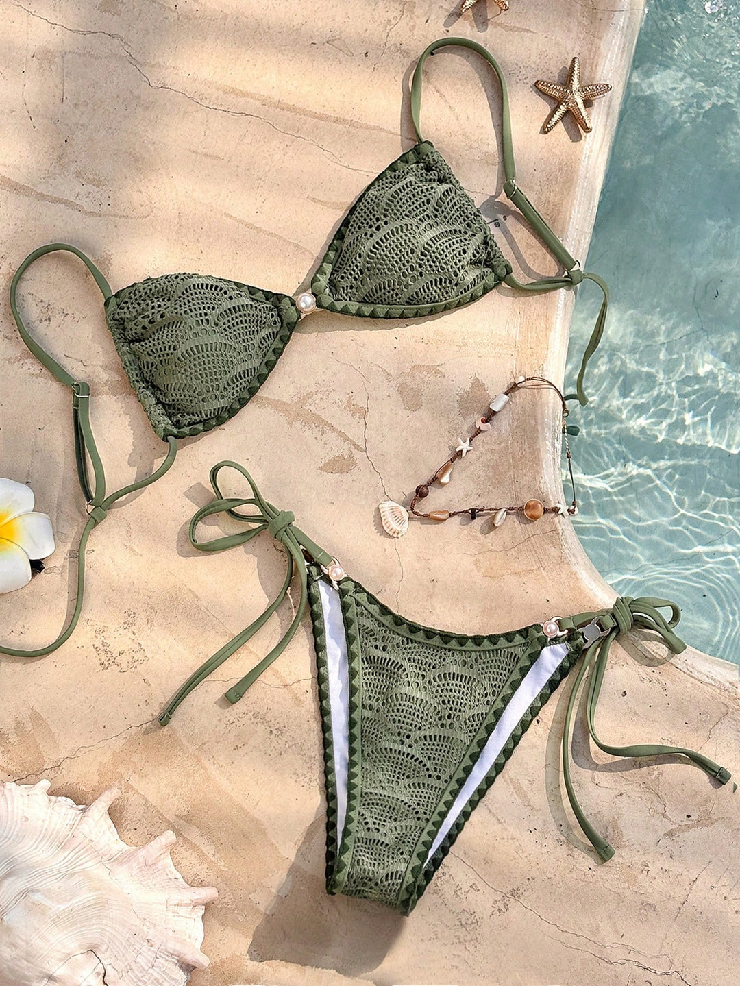 Set bikini SHEIN, verde